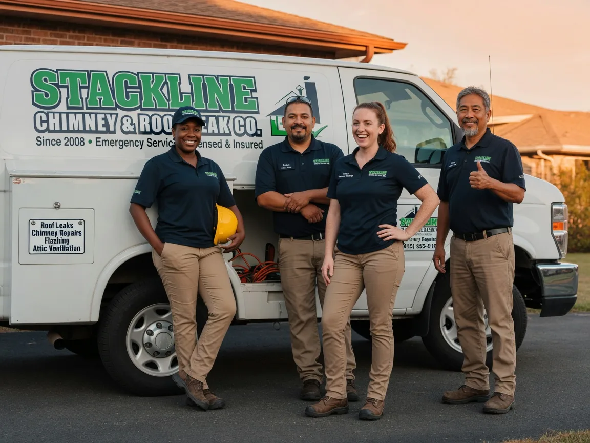 Chimney flashing repair company in Jacksonville, OH